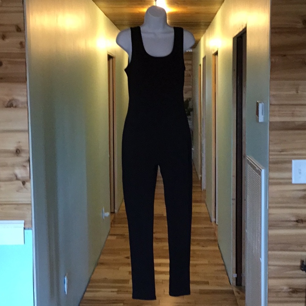 Black Full Body Tank Suit